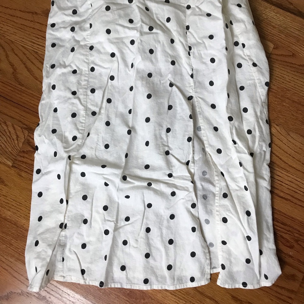 Old Navy White Polka Dot Dress - Picture 2 of 6